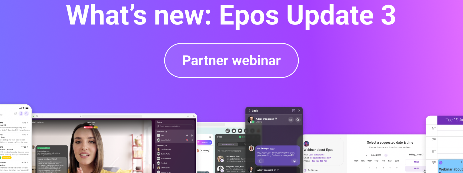 Partner webinar: Epos Update 3 - February 2026 cover image